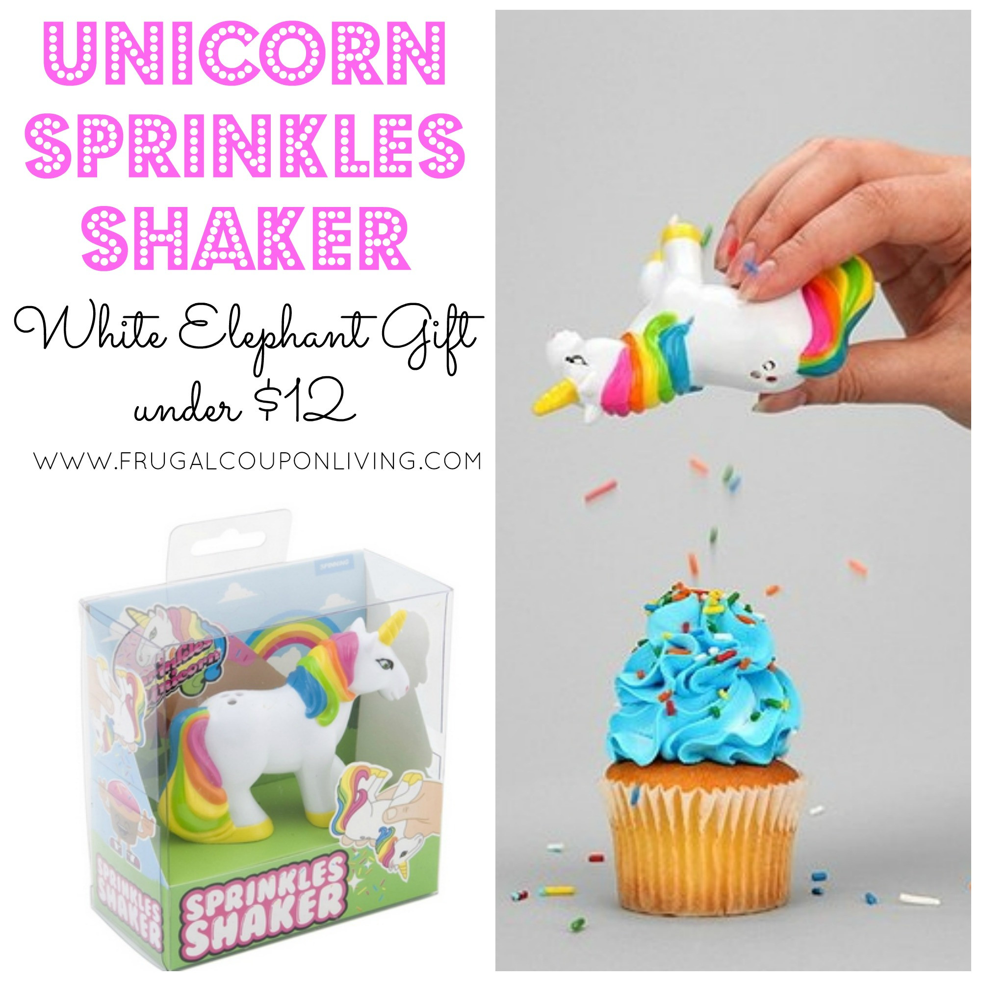 Best ideas about White Elephant Gift Ideas $10
. Save or Pin White Elephant Gift Unicorn Sprinkle Shaker $10 Now.