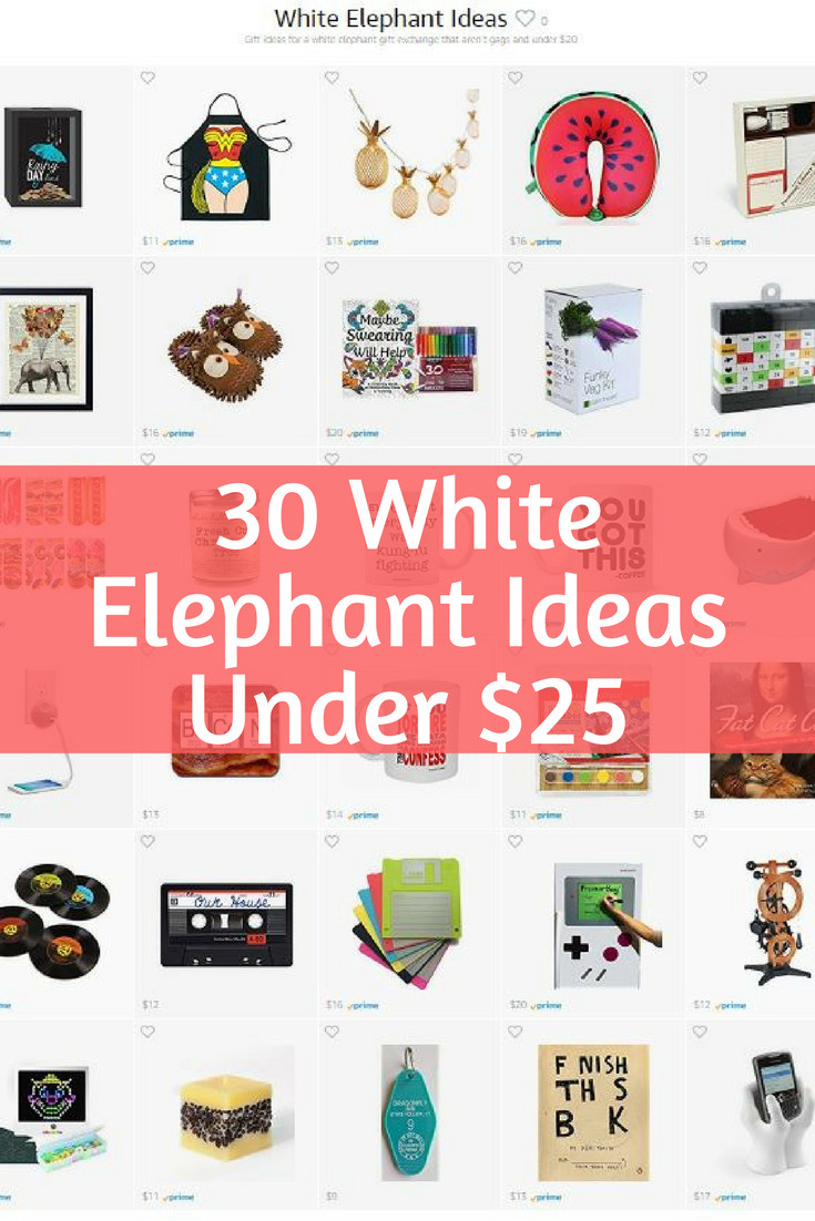 Best ideas about White Elephant Gift Ideas $25
. Save or Pin 30 White Elephant Gift Ideas Under $25 iNeed a Playdate Now.