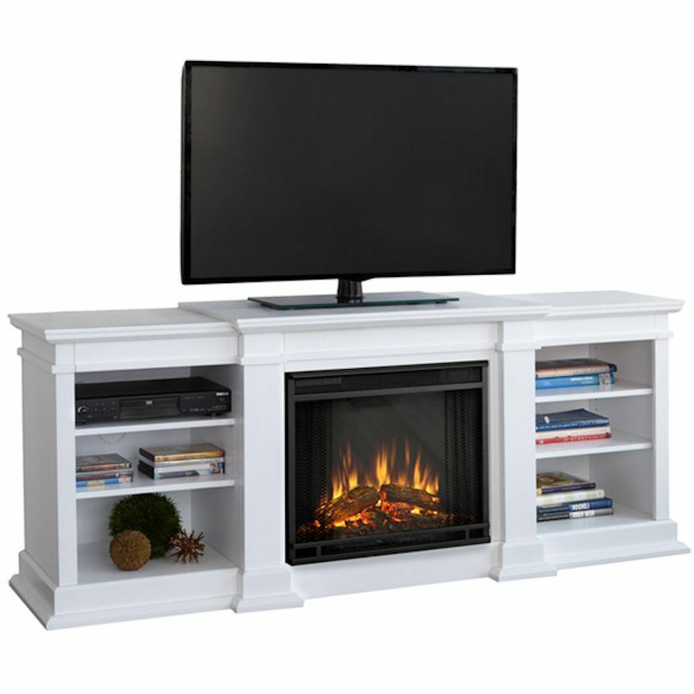 Best ideas about White Fireplace Tv Stand
. Save or Pin White TV Entertainment Center w Electric Fireplace Heater Now.