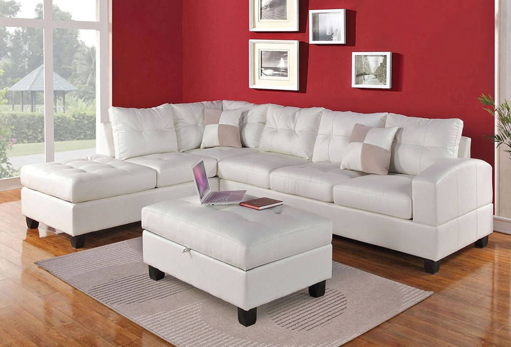 Best ideas about White Leather Sectional Sofa
. Save or Pin Bailey White Leather Sectional Sofa Now.