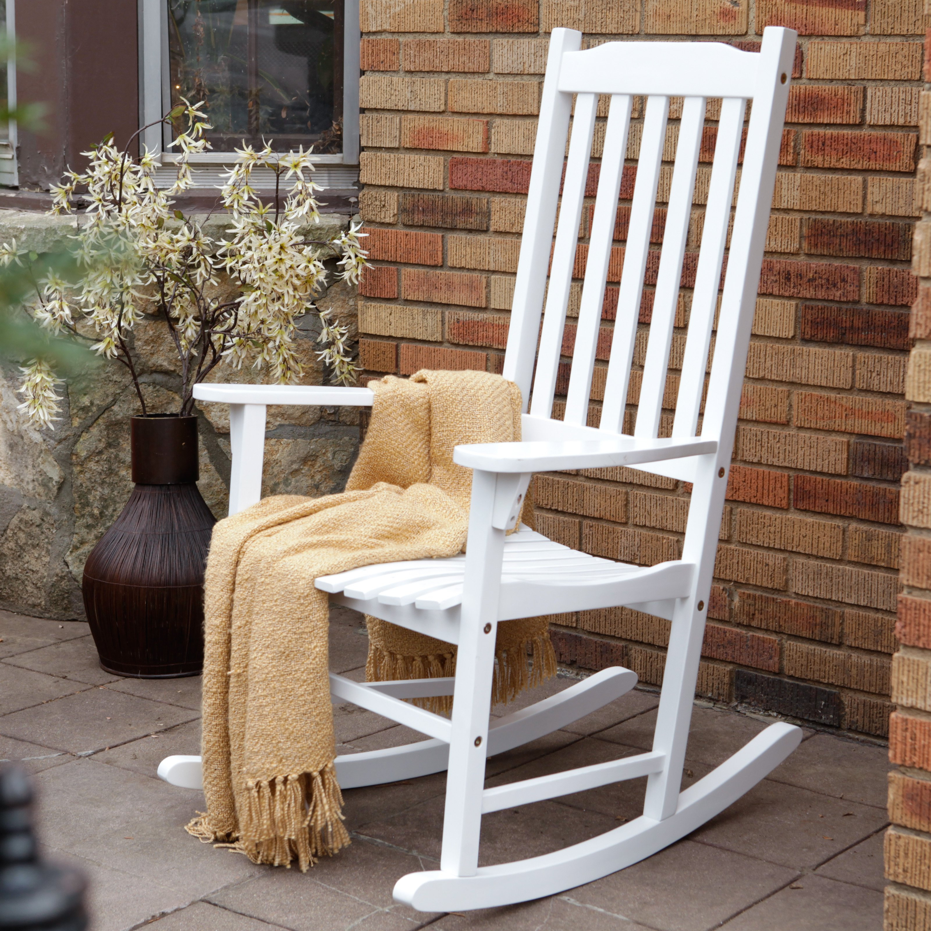 Best ideas about White Rocking Chair
. Save or Pin Coral Coast Indoor Outdoor Mission Slat Rocking Chair Now.