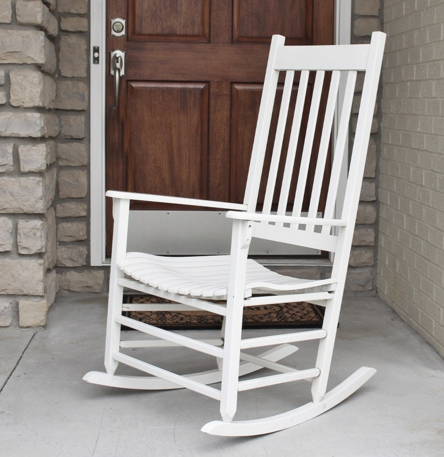 Best ideas about White Rocking Chair
. Save or Pin New River Casual Furniture White Wood Rocking Chair EBTH Now.