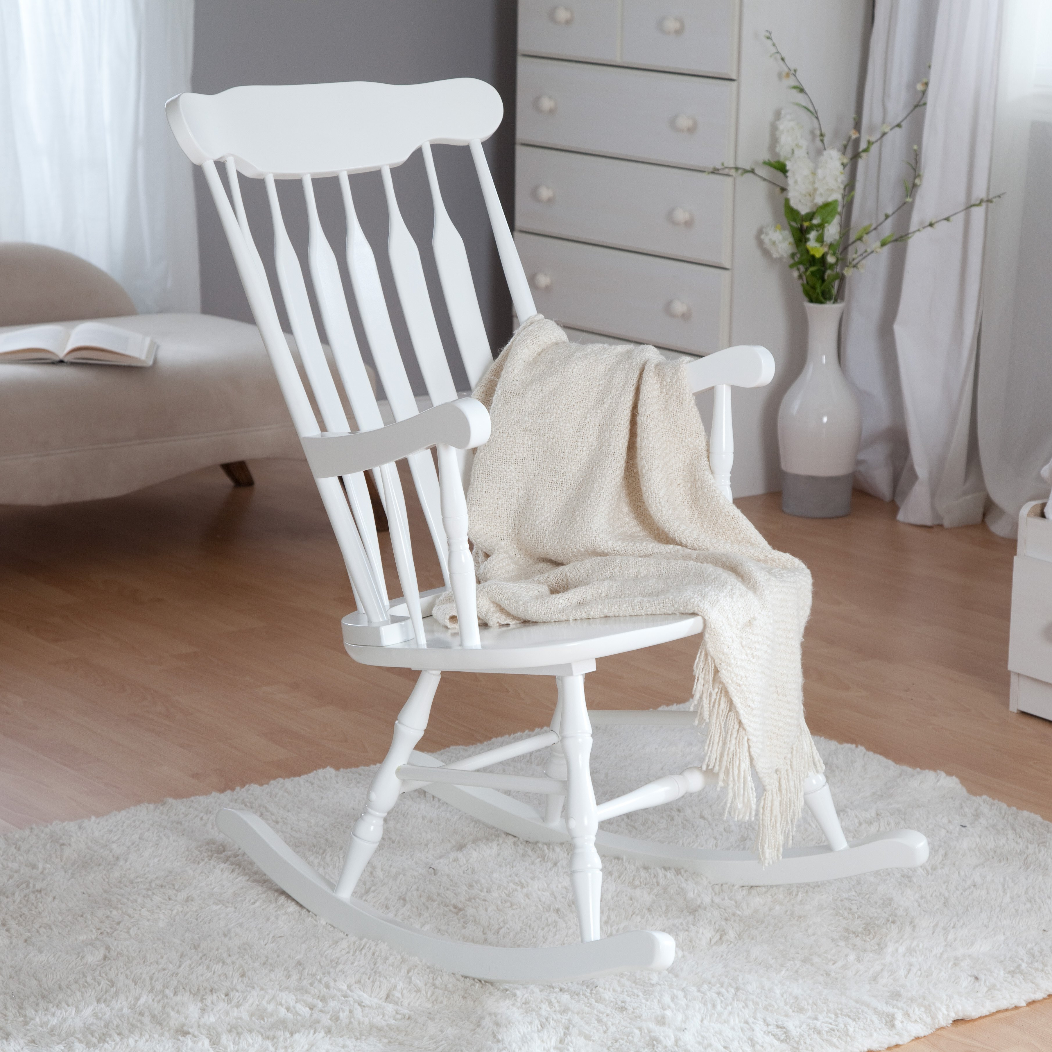 Best ideas about White Rocking Chair
. Save or Pin Belham Living Nursery Rocker White Indoor Rocking Now.