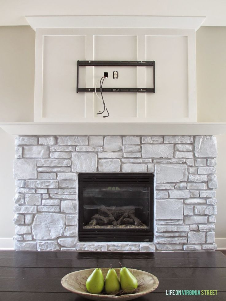 Best ideas about White Stone Fireplace
. Save or Pin White Washed Stone Fireplace Now.