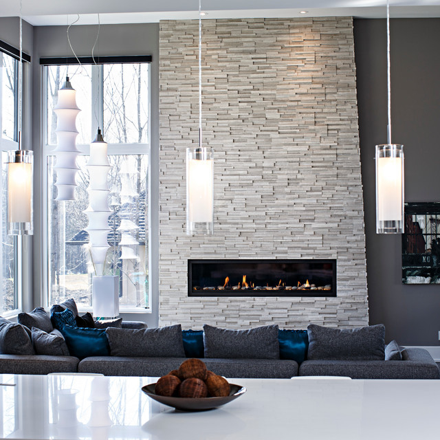 Best ideas about White Stone Fireplace
. Save or Pin 25 Interior Stone Fireplace Designs Now.