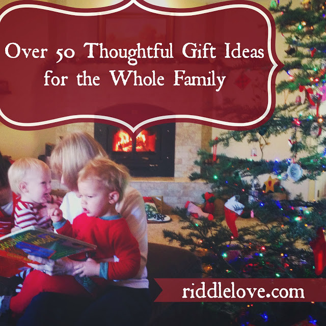 Best ideas about Whole Family Gift Ideas
. Save or Pin riddlelove Over 50 Thoughtful Gift Ideas for the Whole Family Now.