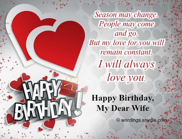 Best ideas about Wife Birthday Card Message
. Save or Pin Birthday Wishes And Messages for Wife Wordings and Messages Now.