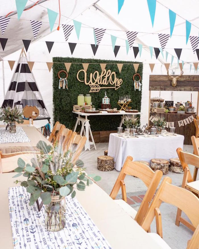 Best ideas about Wild One Birthday Decorations
. Save or Pin Kara s Party Ideas "Wild e" Bohemian Birthday Party Now.