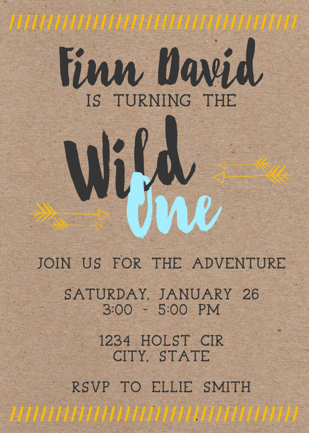 Best ideas about Wild One Birthday Invitations
. Save or Pin Wild e First Birthday Invitation Now.
