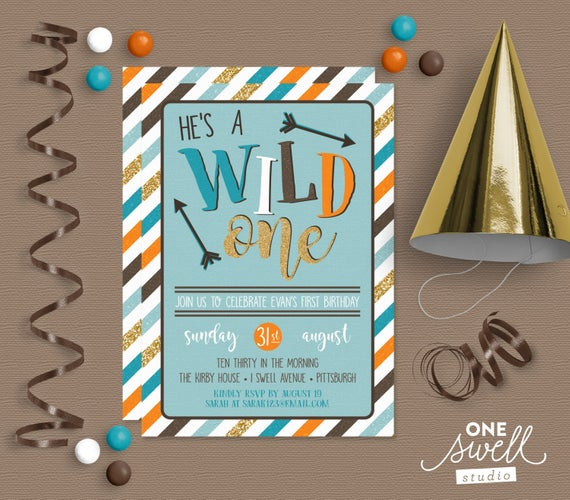 Best ideas about Wild One Birthday Invitations
. Save or Pin wild one invitation first birthday invitation boho tribal Now.