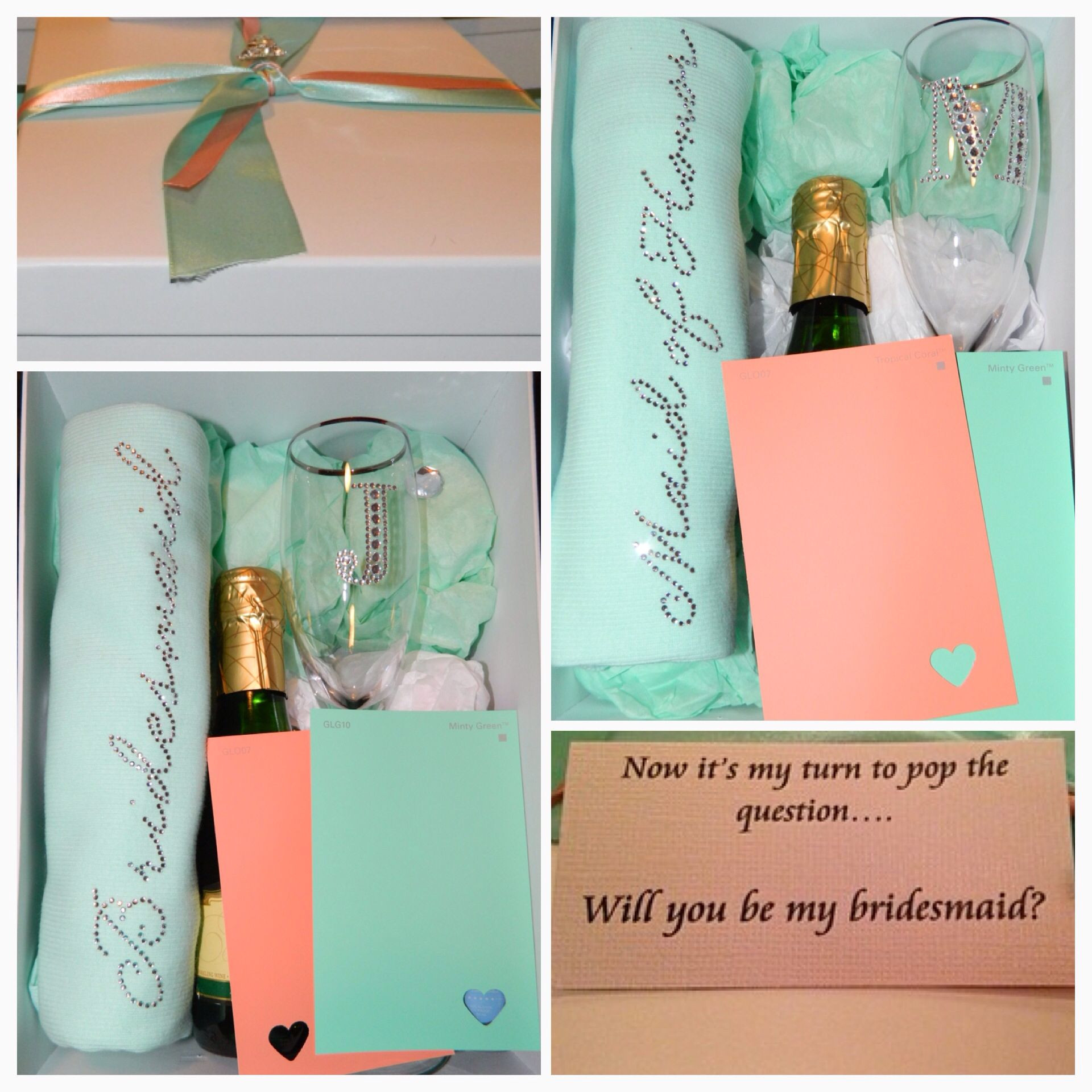 Best ideas about Will You Be My Bridesmaid Gift Ideas
. Save or Pin Wedding Ideas DIY Bridesmaid t boxes Moh t boxes Now.