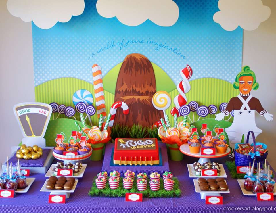 Best ideas about Willy Wonka Birthday Party
. Save or Pin Willy Wonka and the Chocolate Factory Birthday "Willy Now.