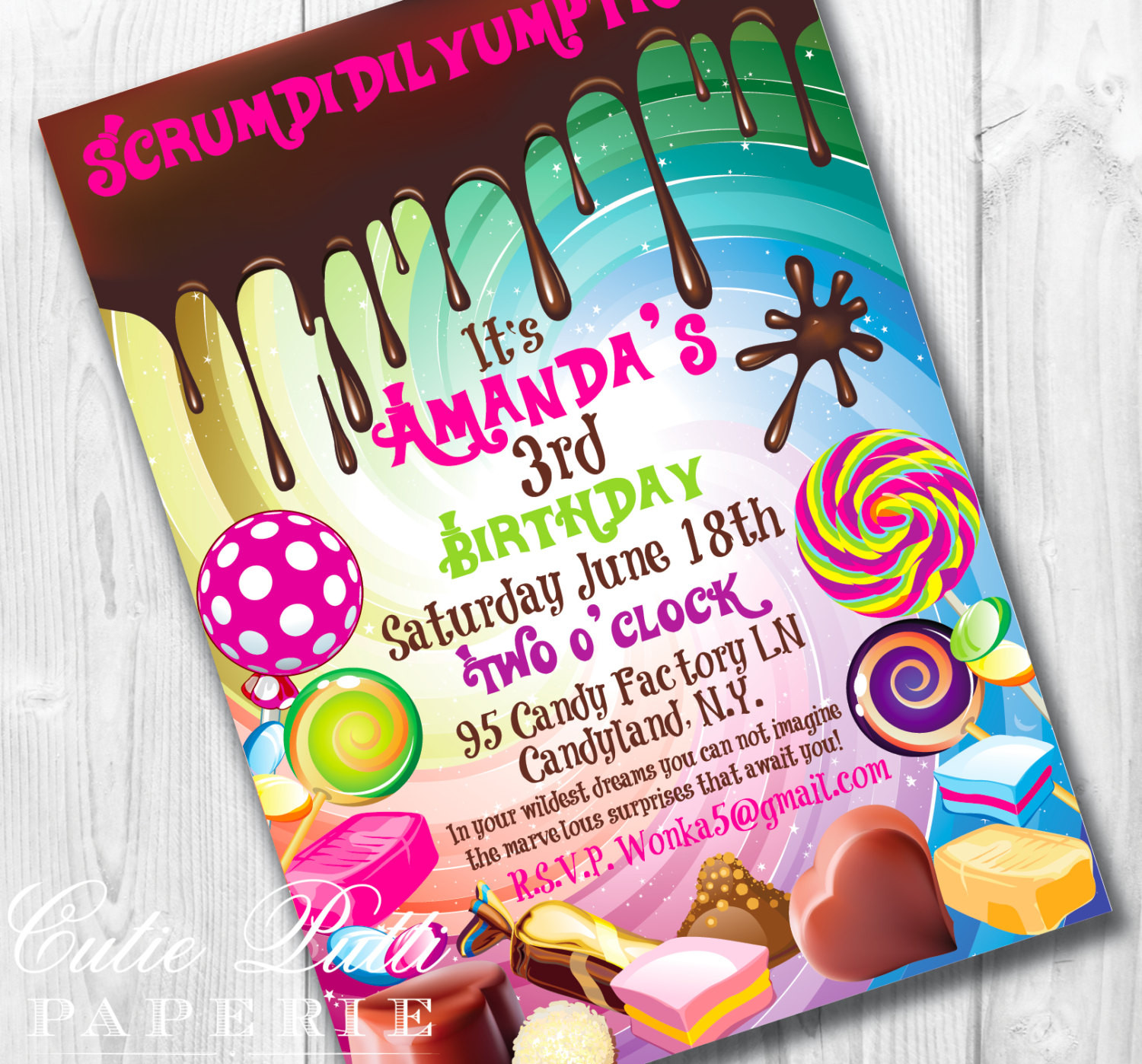 Best ideas about Willy Wonka Birthday Party
. Save or Pin Willy Wonka Birthday Invitations Willy Wonka Invite Wonka Now.