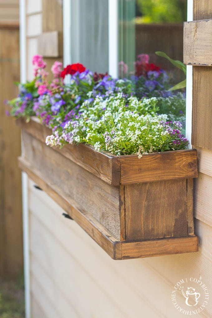 Best ideas about Window Boxes DIY
. Save or Pin DIY Window Box and Shutters Catz in the Kitchen Now.