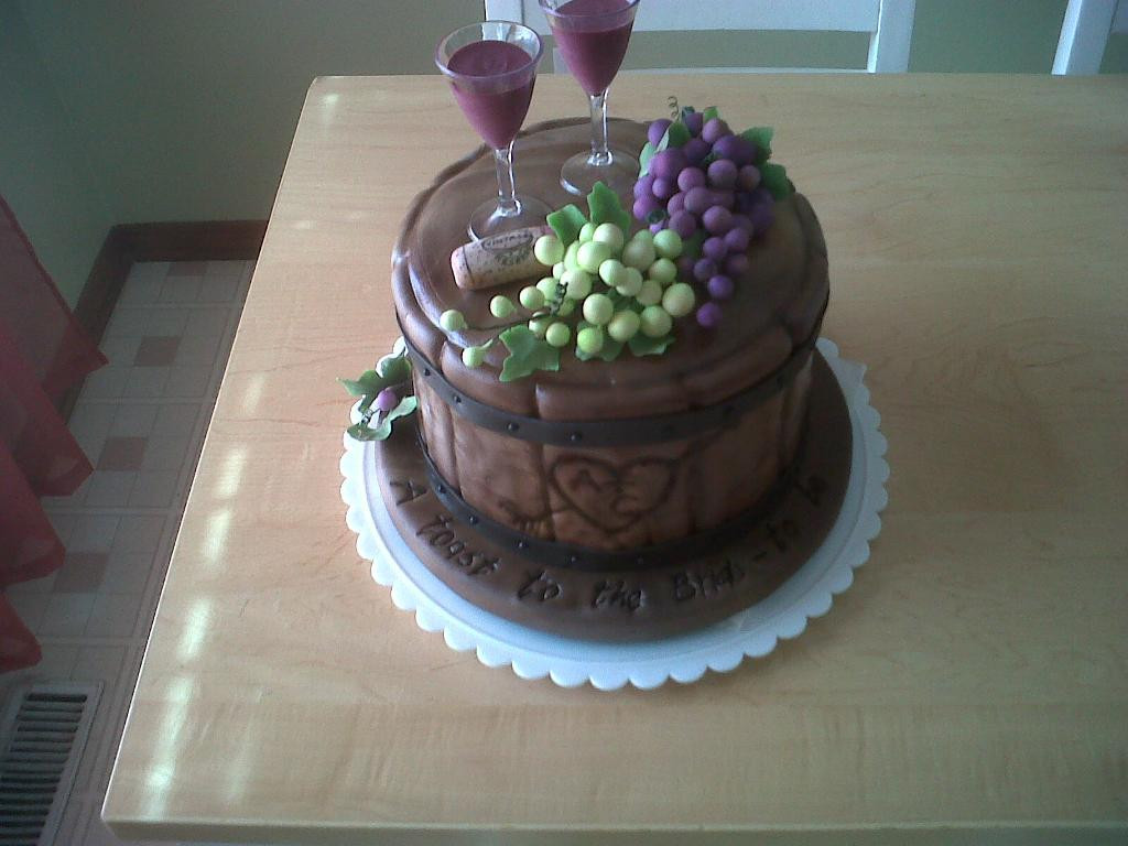 Best ideas about Wine Birthday Cake
. Save or Pin Wine Themed Cakes Have Your Cake and Drink Your Wine Too Now.