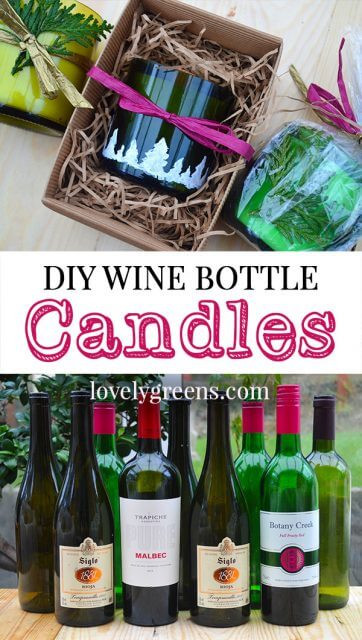 Best ideas about Wine Bottle Candles DIY
. Save or Pin DIY Wine Bottle Candles • Lovely Greens Now.
