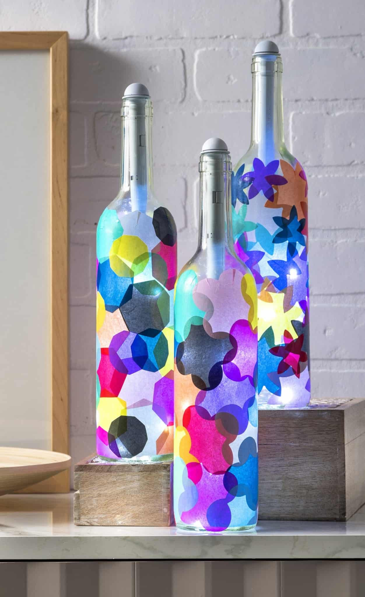 Best ideas about Wine Bottle Craft Ideas
. Save or Pin Wine bottle crafts light my bottles Mod Podge Rocks Now.