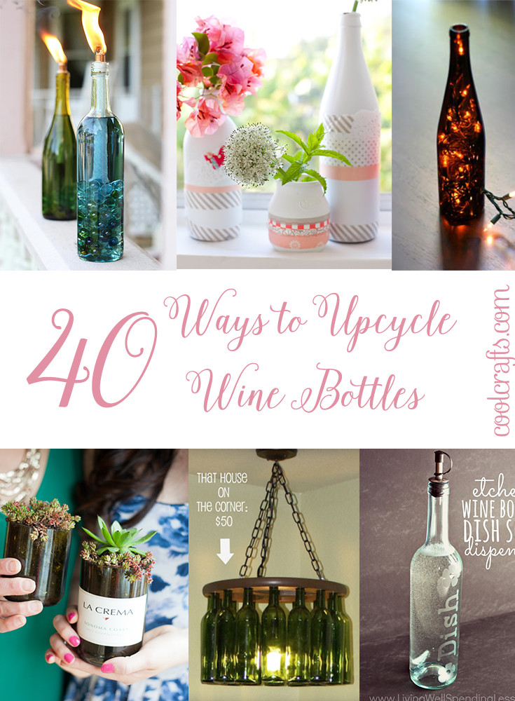 Best ideas about Wine Bottle Craft Ideas
. Save or Pin 40 Spine tingling Upcycled Wine Bottle Craft Ideas • Cool Now.