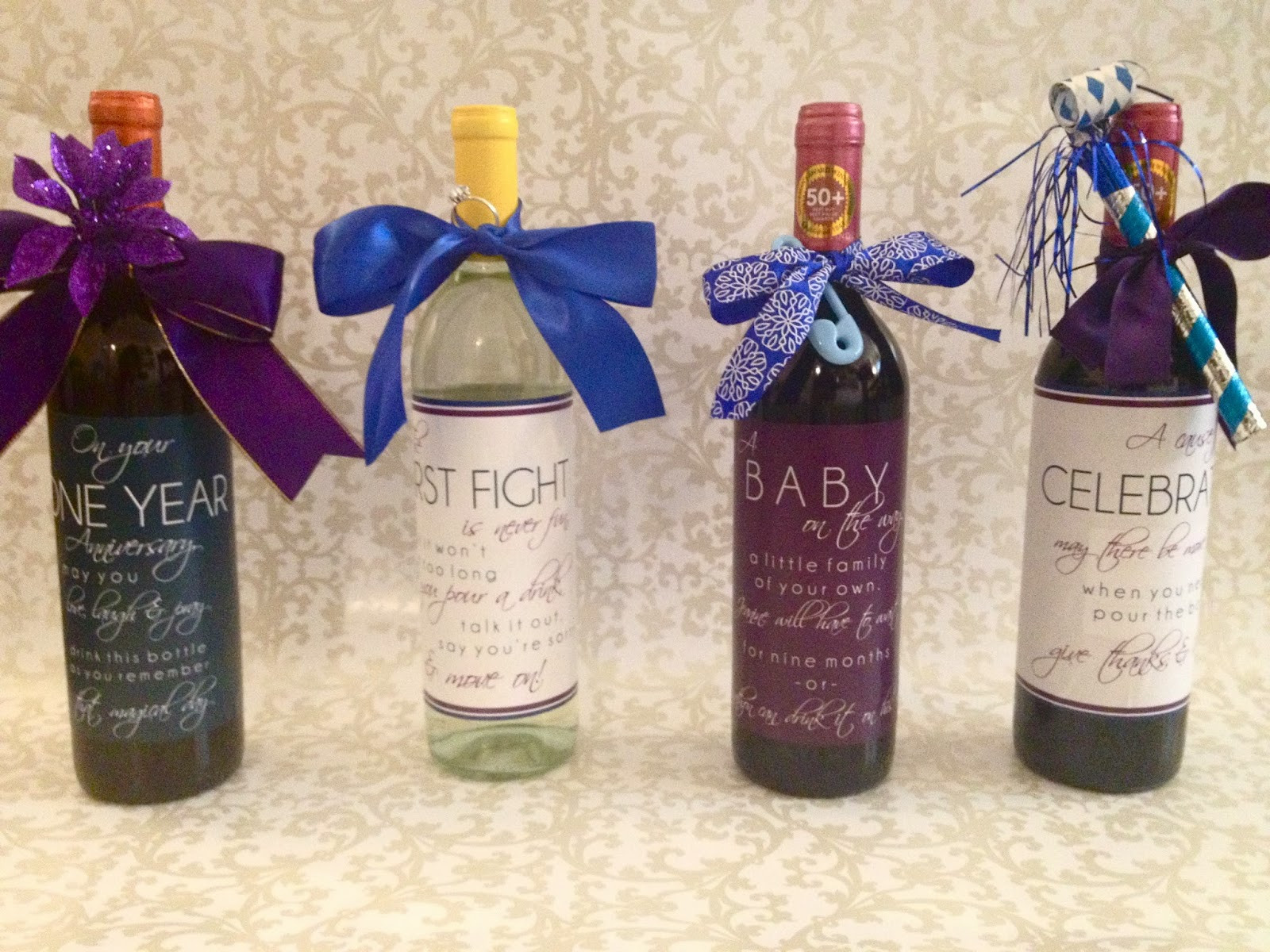 Best ideas about Wine Bottle Gift Ideas
. Save or Pin Meghan Henry Designs Gift Idea Personalized Wine Bottles Now.