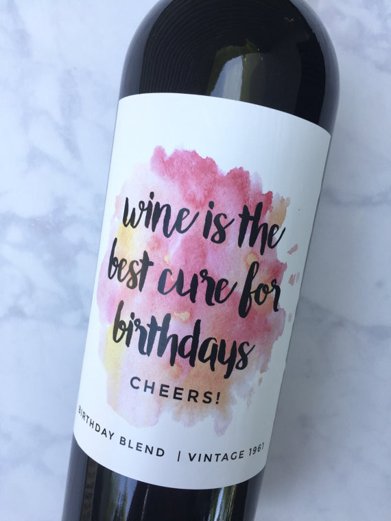 Best ideas about Wine Gift Ideas For Her
. Save or Pin Birthday Gift Wine Labels Birthday Gift for Her by Now.