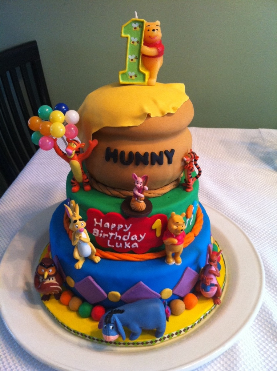 Best ideas about Winnie The Pooh Birthday Cake
. Save or Pin Winnie The Pooh First Birthday Cake CakeCentral Now.