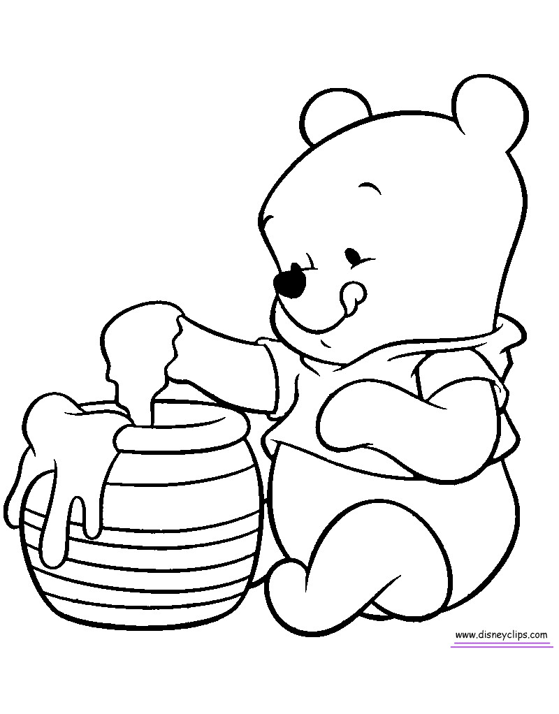 Best ideas about Winnie The Pooh Printable Coloring Pages
. Save or Pin Baby Winnie The Pooh And Friends Coloring Pages Coloring Now.