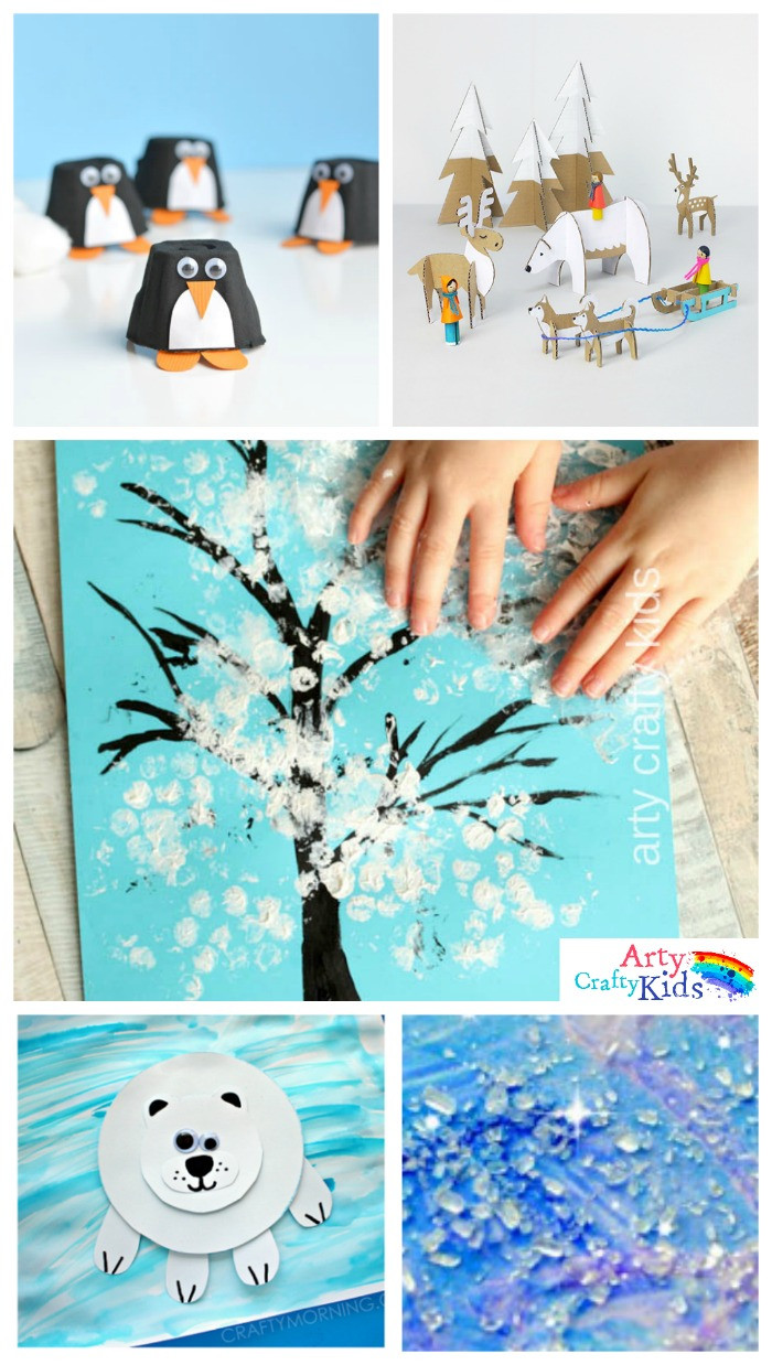 Best ideas about Winter Arts And Crafts
. Save or Pin 16 Easy Winter Crafts for Kids Arty Crafty Kids Now.