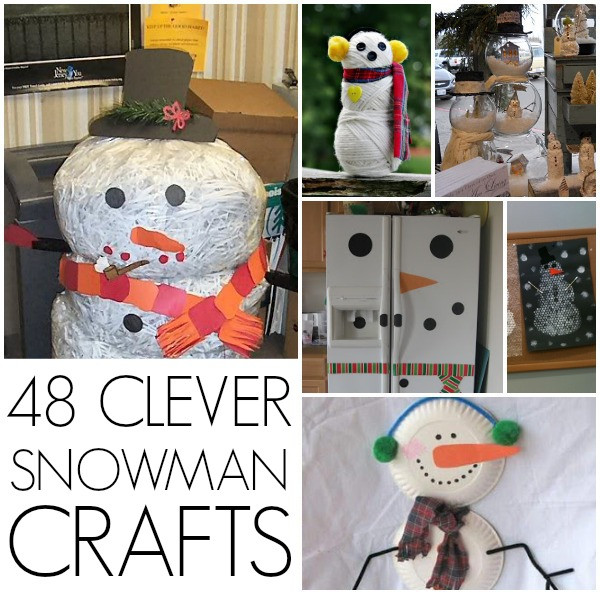 Best ideas about Winter Projects For Adults
. Save or Pin Snowman craft round up winter craft C R A F T Now.