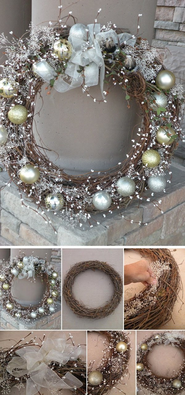 Best ideas about Winter Wonderland Decorations DIY
. Save or Pin 30 Festive DIY Christmas Wreaths with Lots of Tutorials Now.