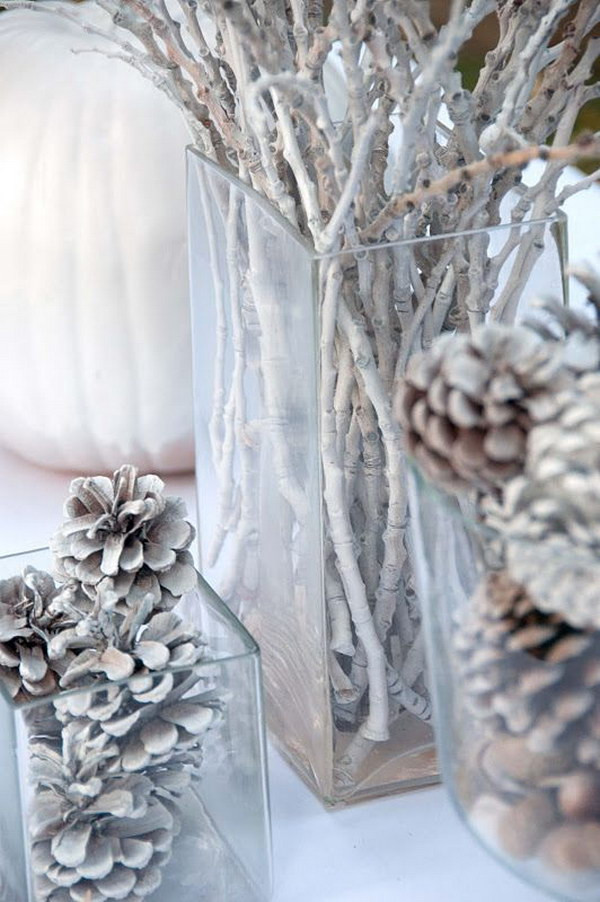 Best ideas about Winter Wonderland Decorations DIY
. Save or Pin 30 Beautiful Pinecone Decorating Ideas & Tutorials for Holiday Now.