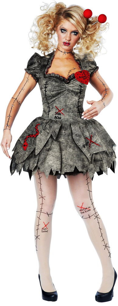 Best ideas about Women DIY Costumes
. Save or Pin Creepy Pins & Needles Voodoo Outfit Halloween Rag Doll Now.