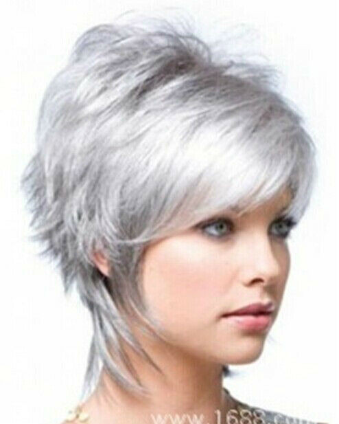 Best ideas about Women'S Undercut Hairstyles
. Save or Pin Hot Style Fashion wig New Charm Women s Short Silver Gray Now.