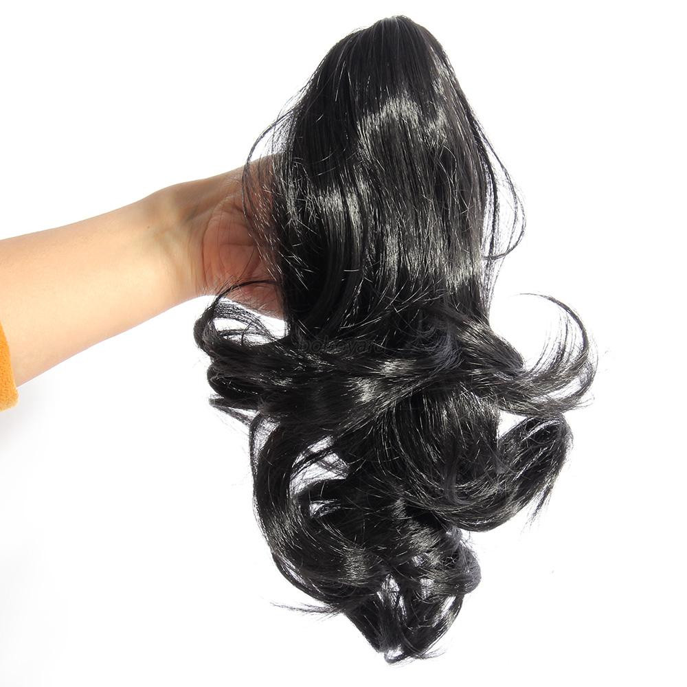Best ideas about Women'S Updo Hairstyles
. Save or Pin Women s Lady Curly Wavy Short Ponytail Hairpiece Claw Clip Now.