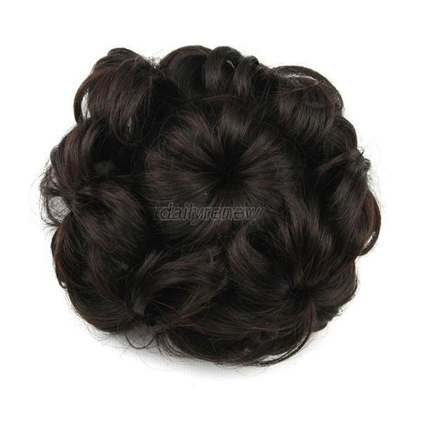 Best ideas about Women'S Updo Hairstyles
. Save or Pin Women s Wave Curly Drawstring Clip In Hair Bun Piece Now.