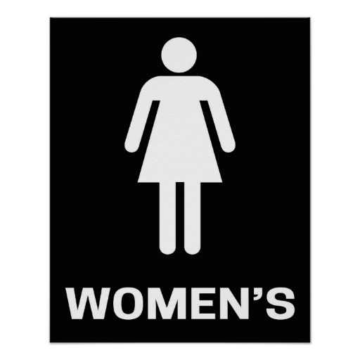 Best ideas about Womens Bathroom Sign
. Save or Pin Women s Bathroom Sign Modern Poster Now.