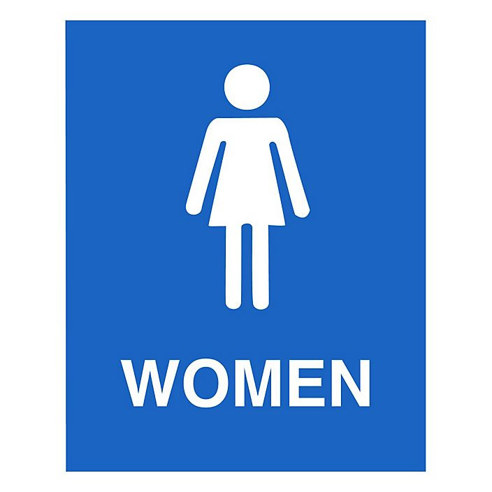 Best ideas about Womens Bathroom Sign
. Save or Pin "Women" Restroom Sign Vinyl Adhesive Backed S Uline Now.
