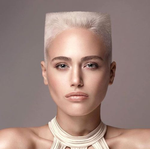 Best ideas about Womens Flattop Haircuts
. Save or Pin awesome flat top style in platinum Now.