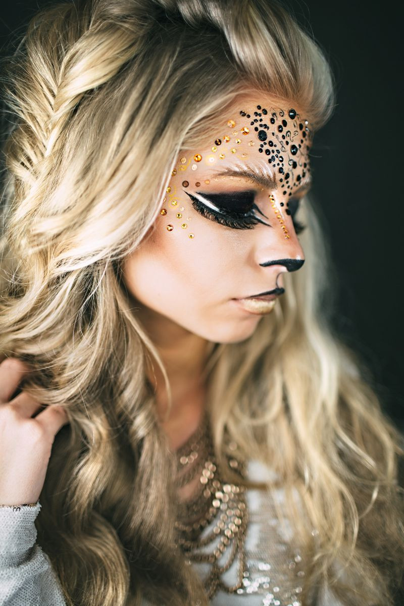 Best ideas about Womens Lion Costume DIY
. Save or Pin Meow Lion and cat inspired makeup for Halloween costumes Now.