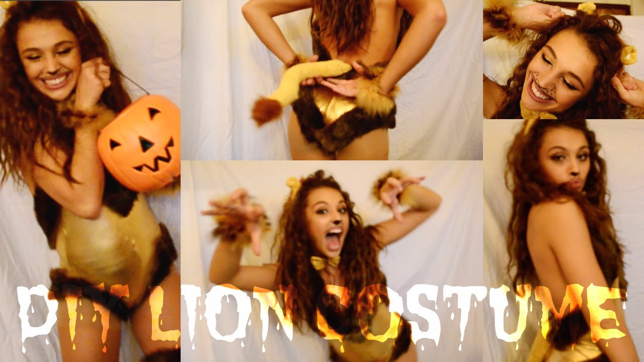 Best ideas about Womens Lion Costume DIY
. Save or Pin DIY Lion Costume Makeup Hair NO SEW Now.