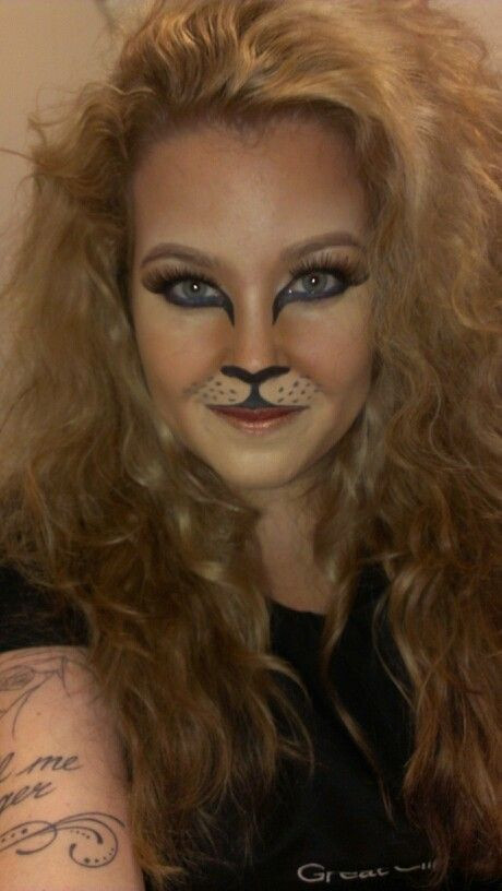 Best ideas about Womens Lion Costume DIY
. Save or Pin Halloween makeup Lioness lion es purrrfect Now.