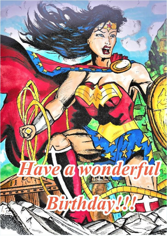 Best ideas about Wonder Woman Birthday Card
. Save or Pin Wonder woman birthday card Dc ics Dc universe Greeting Now.