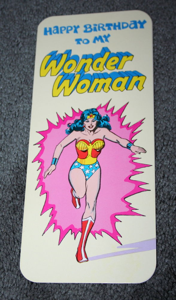 Best ideas about Wonder Woman Birthday Card
. Save or Pin Original Greeting Birthday Card DC ics Wonder Woman Now.