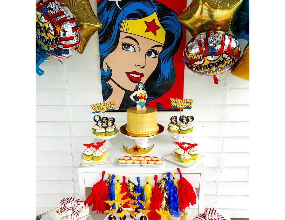 Best ideas about Wonder Woman Birthday Decorations
. Save or Pin Wonder Woman Birthday "Wonder Woman party " Now.