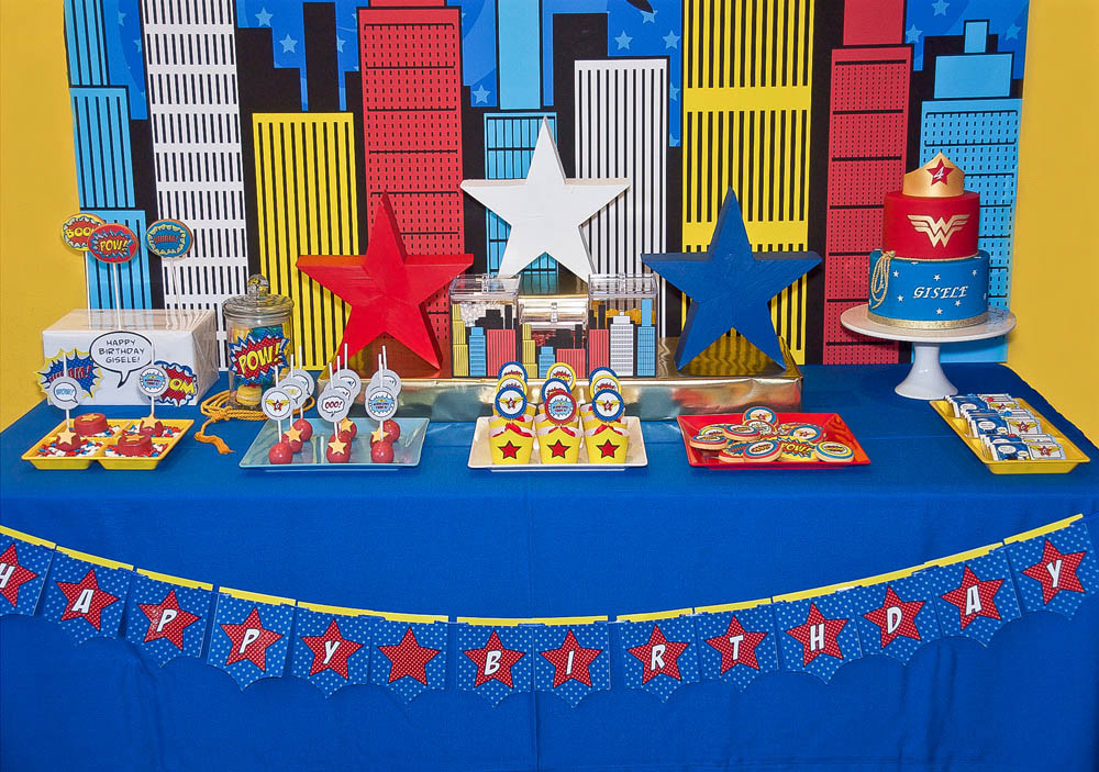 Best ideas about Wonder Woman Birthday Decorations
. Save or Pin A ic Style Wonder Woman Super Hero Birthday Party Now.
