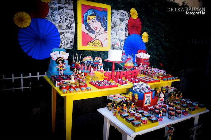 Best ideas about Wonder Woman Birthday Decorations
. Save or Pin Kara s Party Ideas Wonder Woman Themed Birthday Party Now.