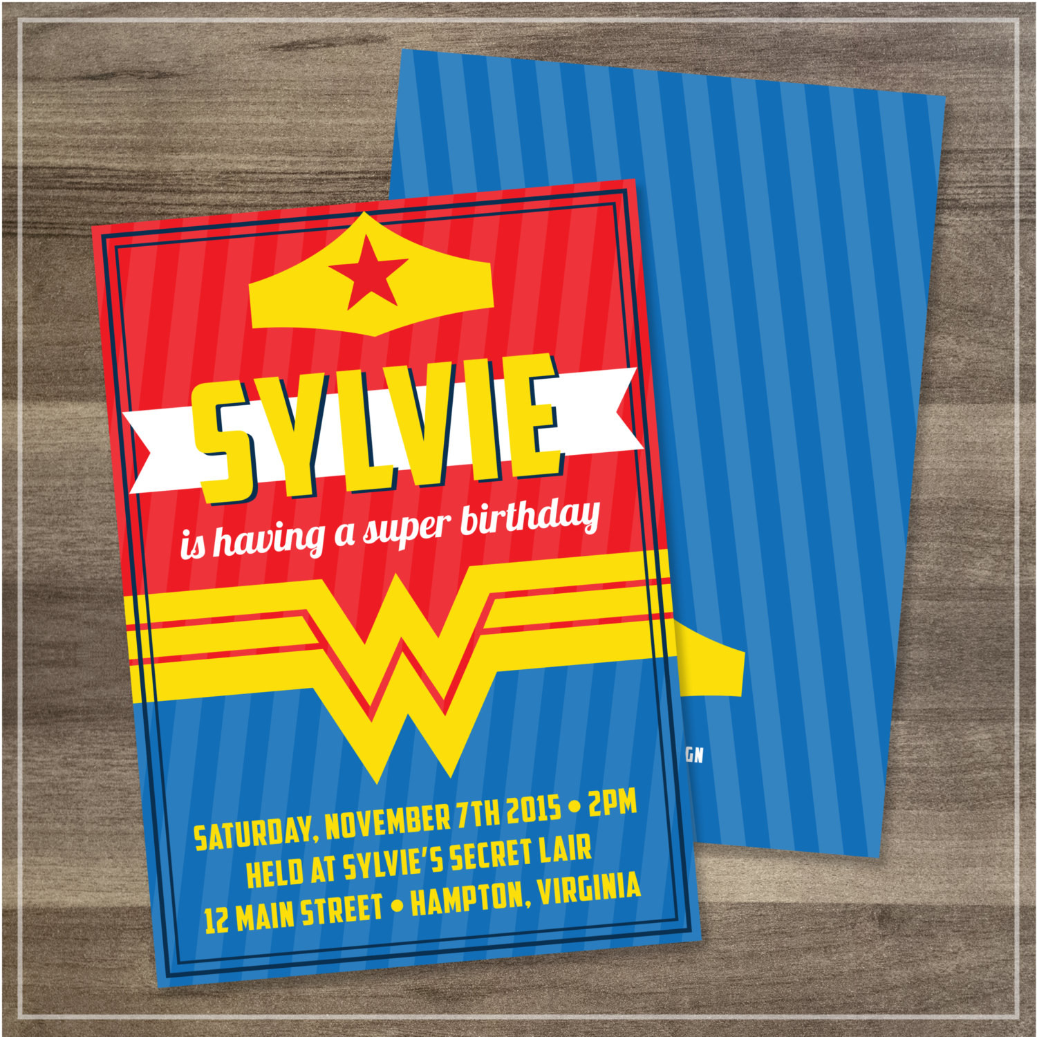 Best ideas about Wonder Woman Birthday Invitations
. Save or Pin Superhero Wonder Woman Birthday Party Invitation by Now.