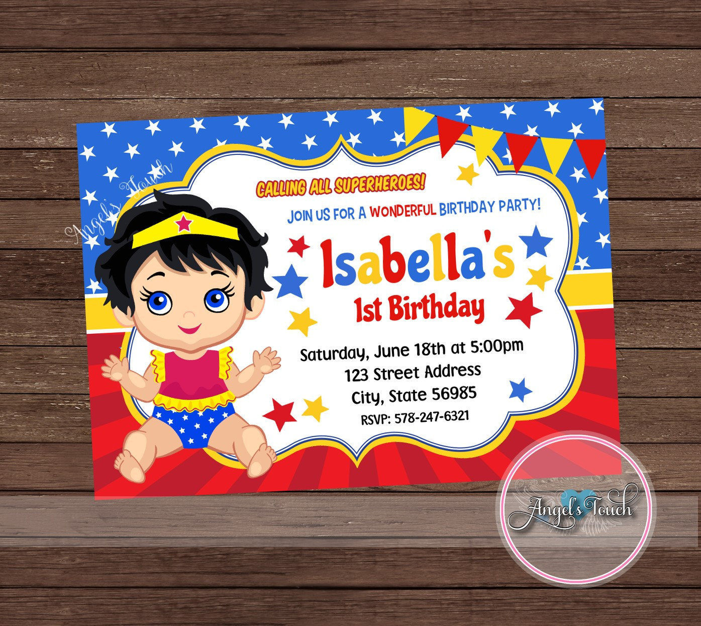 Best ideas about Wonder Woman Birthday Invitations
. Save or Pin Wonder Woman Party Invitation Wonder Woman Baby Invitation Now.