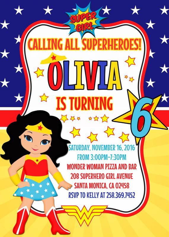 Best ideas about Wonder Woman Birthday Invitations
. Save or Pin Wonder Woman Invitation Wonder Woman Clipart Birthday Party Now.
