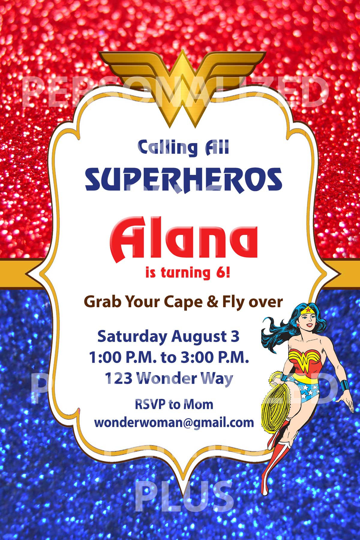 Best ideas about Wonder Woman Birthday Invitations
. Save or Pin Wonder woman birthday invitations Now.