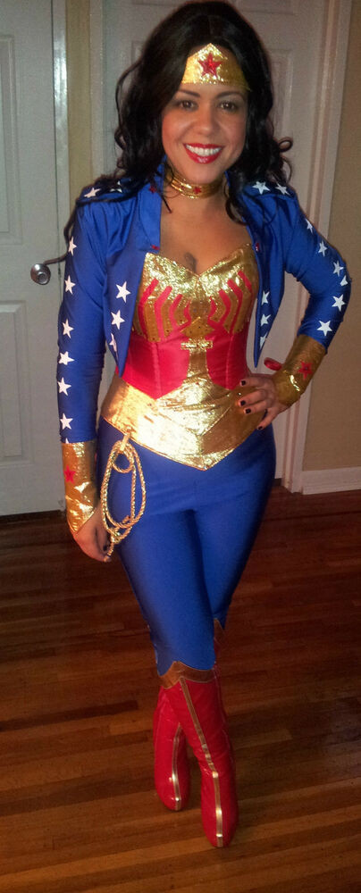 Best ideas about Wonder Woman Halloween Costume DIY
. Save or Pin LOOK NEW wonder woman costume with jacket and Now.
